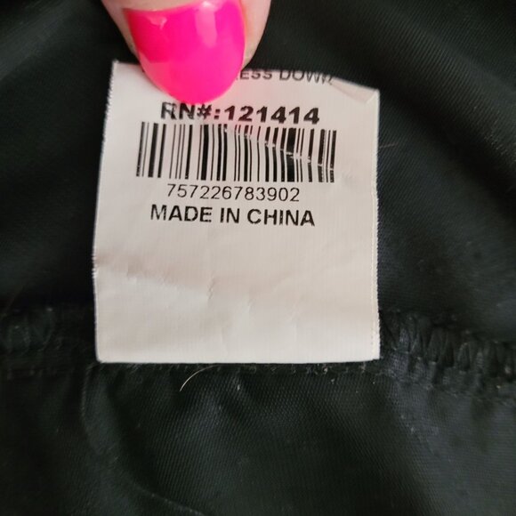 Womens Black Velvet Tiered Midi Dress Size 14 Goth Witchy Whimsigoth - Picture 7 of 7